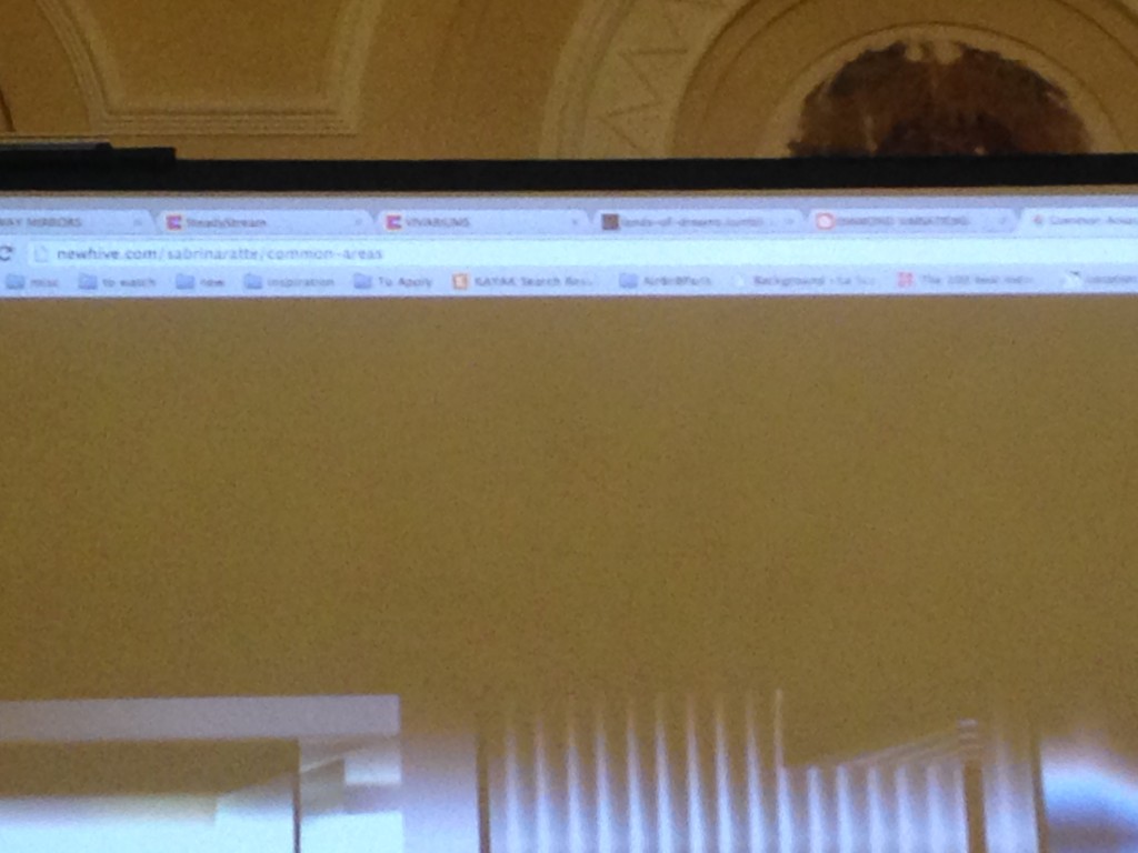 picture of projection bookmark bar