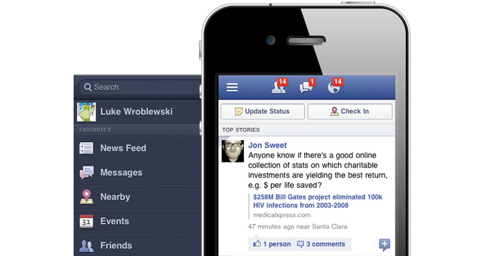 off canvas facebook menu example